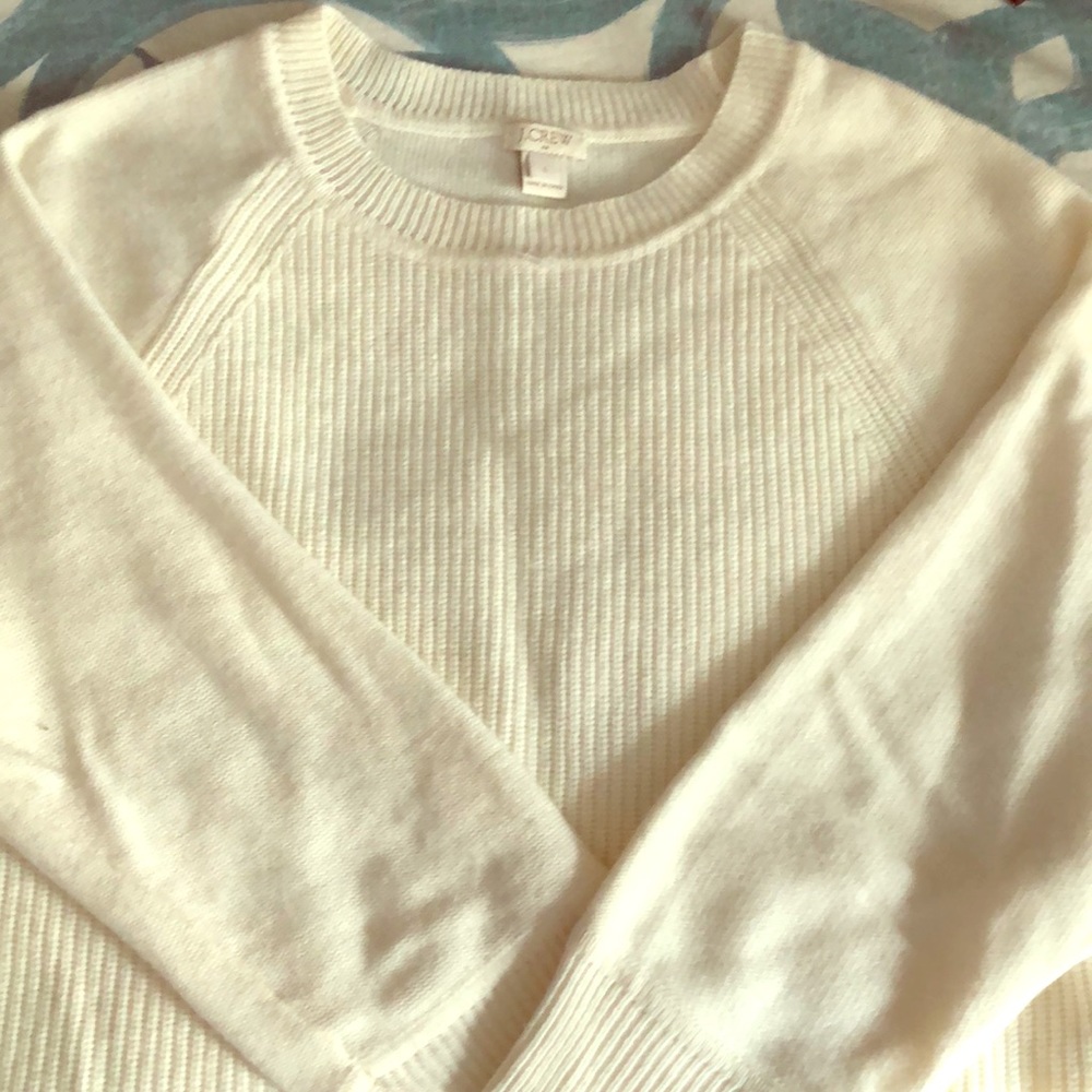 J. Crew ivory sweater